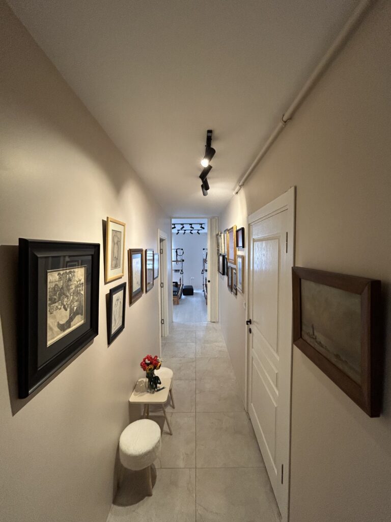 fizyoterapi kliniği, bekleme alanı koridoru